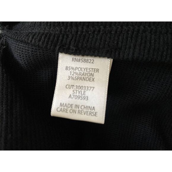 Max Studio Womens Button Shoulder Mock Pullover Sweater XL/Extra Large Black NWT - Picture 7 of 8